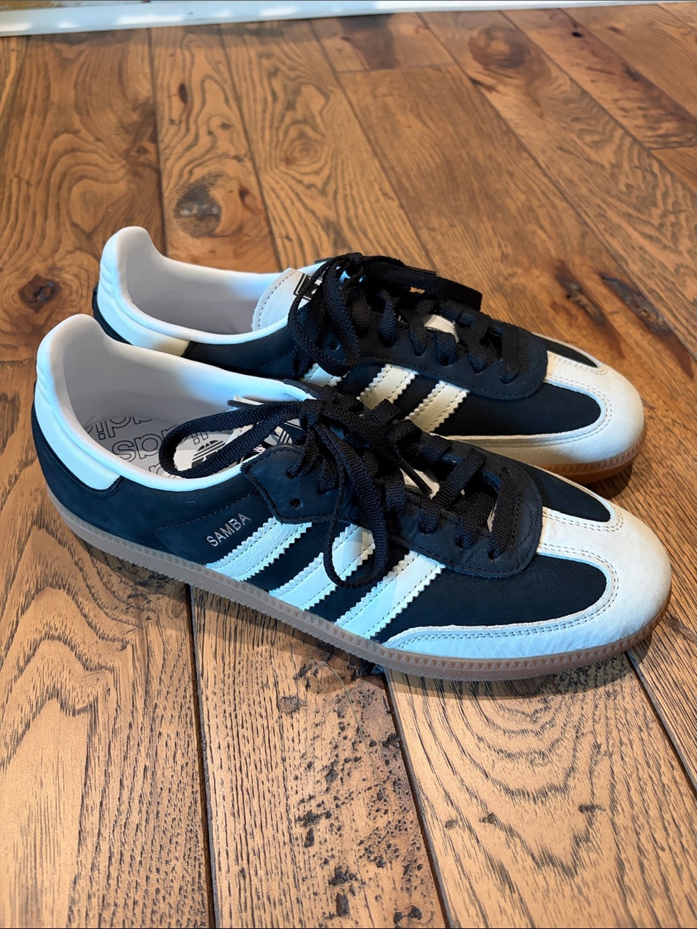 adidas Samba Men's Black and White Sneakers